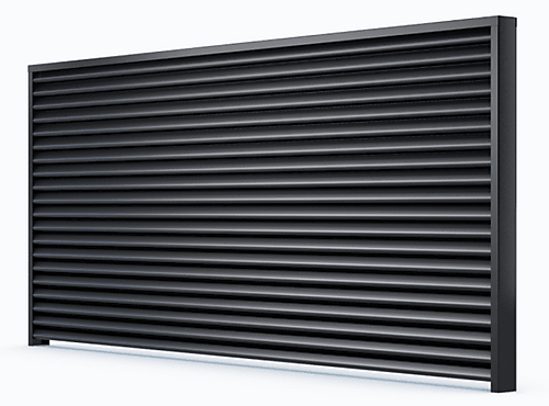 Схема забора Royal, виды ламелей, цвета и покрытия