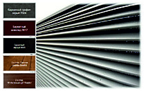 Схема забора, виды ламелей, цвета и типы покрытий